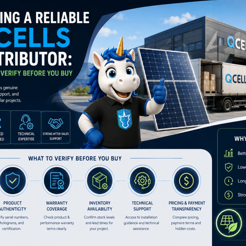 Finding a Reliable QCells Distributor: What to Verify Before You Buy