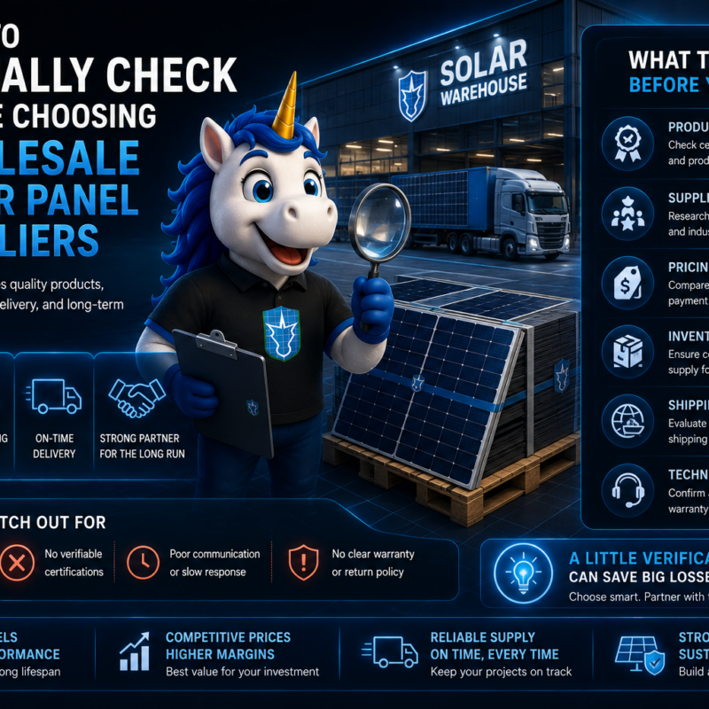 Wholesale solar panel suppliers, product quality, certifications, pricing, inventory availability, and supplier verification before purchasing.